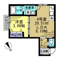 KH谷津の間取り