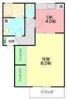 神奈川県厚木市愛甲西2(アパート)の賃貸物件の間取り