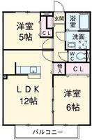 エーデルハイム碧海A棟の間取り