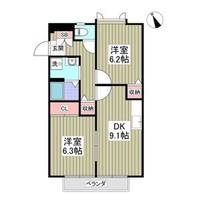 栃木県佐野市栃本町(アパート)の賃貸物件の間取り