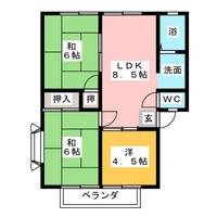 アークビラK D棟の間取り