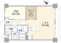 東京都渋谷区幡ヶ谷1(マンション)の賃貸物件の間取り