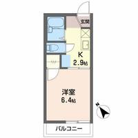 コーポいこいAの間取り