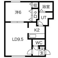 北海道札幌市中央区北七条西27(アパート)の賃貸物件の間取り
