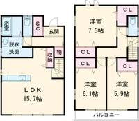 物件の間取り画像