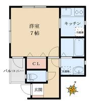 本駒込5丁目アパートの間取り