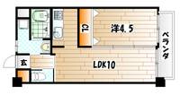 アンテス上到津の間取り