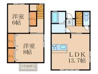 福岡県北九州市若松区本町1(一戸建)の賃貸物件の間取り