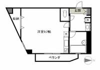 東京都文京区本駒込4(マンション)の賃貸物件の間取り