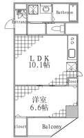 東京都墨田区東駒形3(マンション)の賃貸物件の間取り