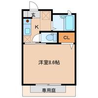 静岡県浜松市中央区和合町(アパート)の賃貸物件の間取り