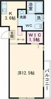 埼玉県入間市東藤沢5(アパート)の賃貸物件の間取り