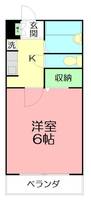 神奈川県秦野市南矢名(アパート)の賃貸物件の間取り