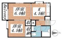 ジュネパレス柏第77の間取り
