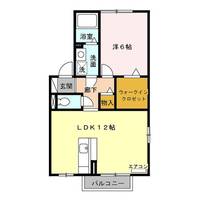 アムール・ド・メゾンV番館の間取り