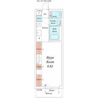 愛知県名古屋市東区筒井3(マンション)の賃貸物件の間取り