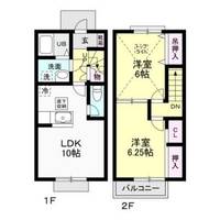 群馬県高崎市吉井町矢田(アパート)の賃貸物件の間取り