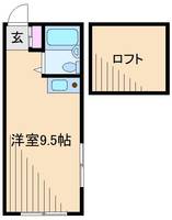 神奈川県川崎市中原区木月2(アパート)の賃貸物件の間取り