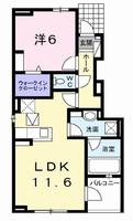 マイレ Bの間取り