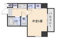 トーカンキャステール交通局前の間取り