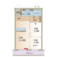 物件の間取り画像