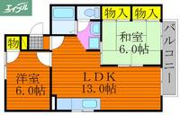 エントピア学南Bの間取り