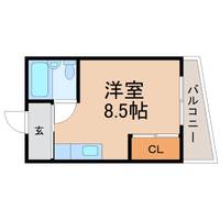 愛知県名古屋市中村区名駅5(マンション)の賃貸物件の間取り
