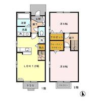 富山県富山市山室(一戸建)の賃貸物件の間取り