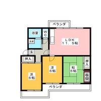 コーポサンシャインの間取り