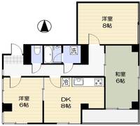 国分寺シティハイツの間取り