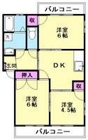 物件の間取り画像
