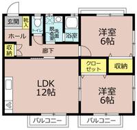 ヒルズ高須の間取り