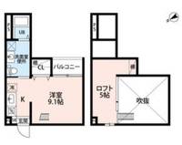 愛知県名古屋市緑区鳴海町字上汐田(アパート)の賃貸物件の間取り