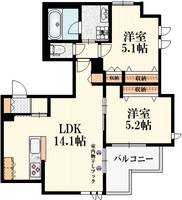 東京都杉並区荻窪2(マンション)の賃貸物件の間取り