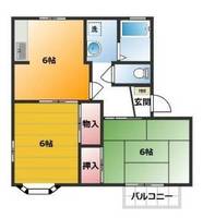 埼玉県新座市野火止8(アパート)の賃貸物件の間取り