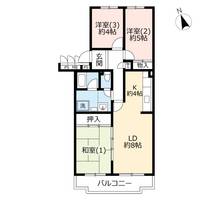 UR立川若葉町の間取り