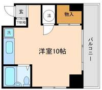 神奈川県横浜市神奈川区台町(マンション)の賃貸物件の間取り