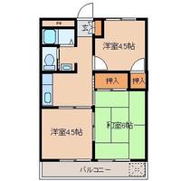 コーポ間宮の間取り