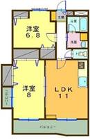 物件の間取り画像