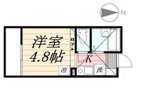 神奈川県横浜市鶴見区駒岡2(アパート)の賃貸物件の間取り