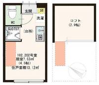 Nanolro Cuoreの間取り