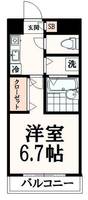西河マンションの間取り
