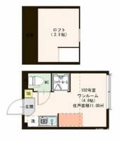 東京都大田区西糀谷4(アパート)の賃貸物件の間取り