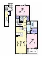 物件の間取り画像