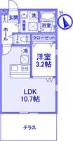 丘の上テラス菊名C棟の間取り