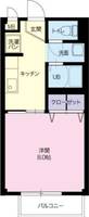 Surplusカメヤマの間取り