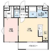 埼玉県草加市松江6(アパート)の賃貸物件の間取り