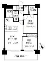 東京都北区志茂5(マンション)の賃貸物件の間取り