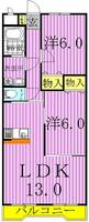 物件の間取り画像