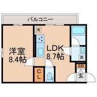 神奈川県横浜市保土ヶ谷区坂本町(アパート)の賃貸物件の間取り